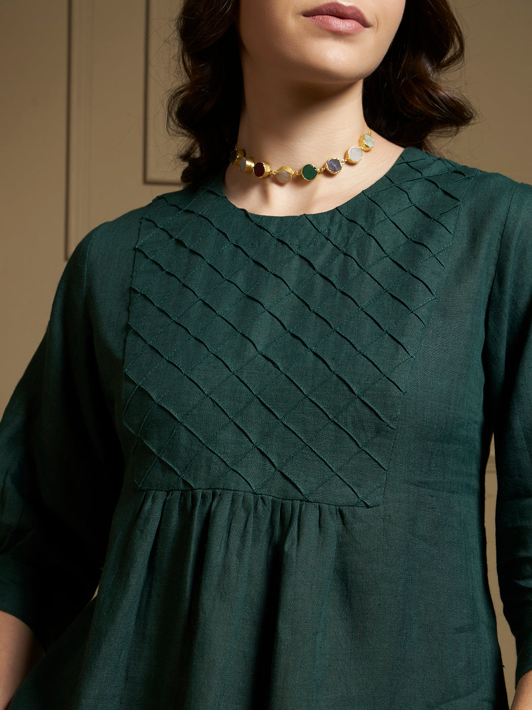 Evergreen 100% Pure Linen Co-Ord Set