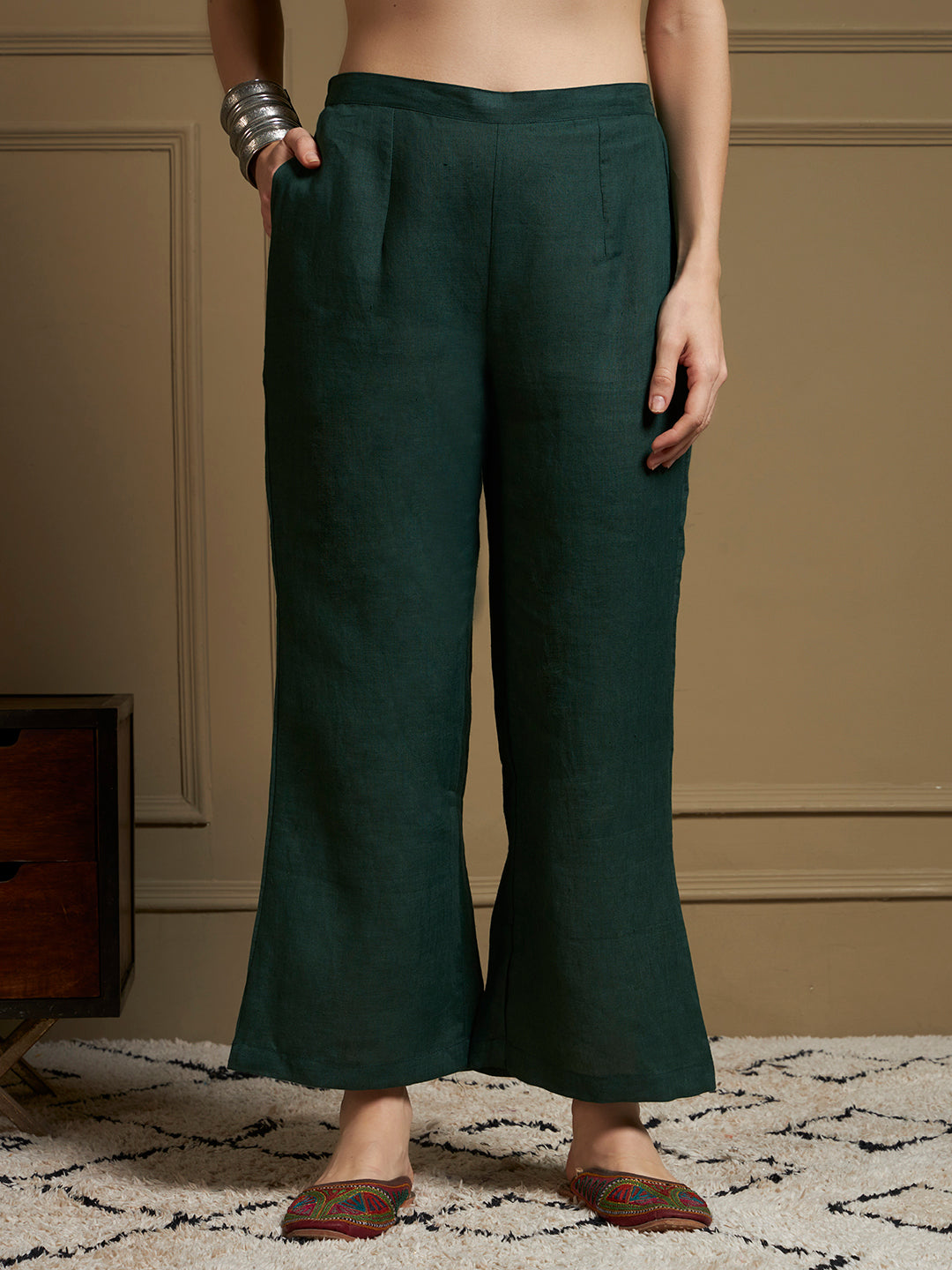 Verdant 100% Pure Linen Co-Ord Set