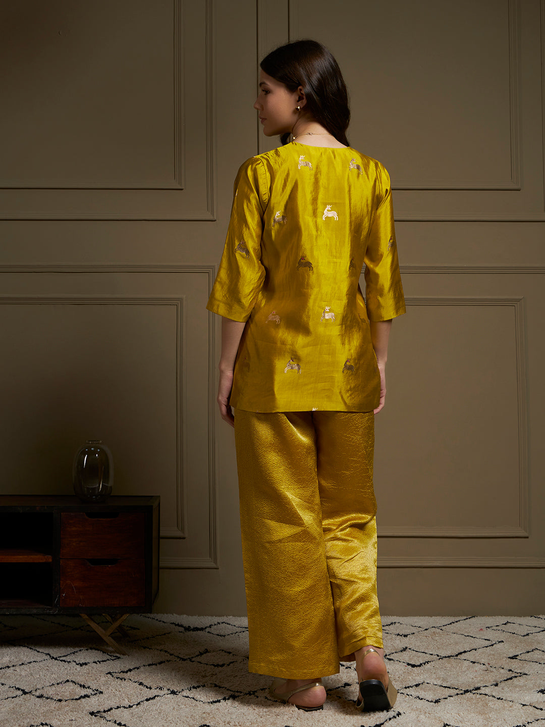 Pure Silk Real Zari Co-Ord Set