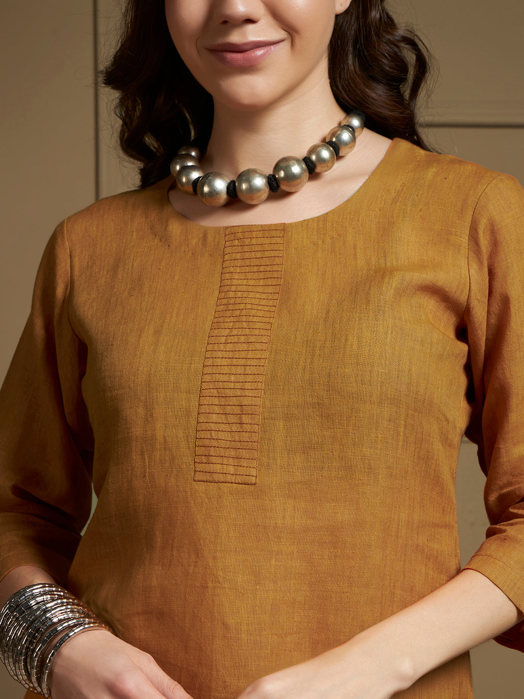 Ochre 100% Pure Linen Co-Ord Set