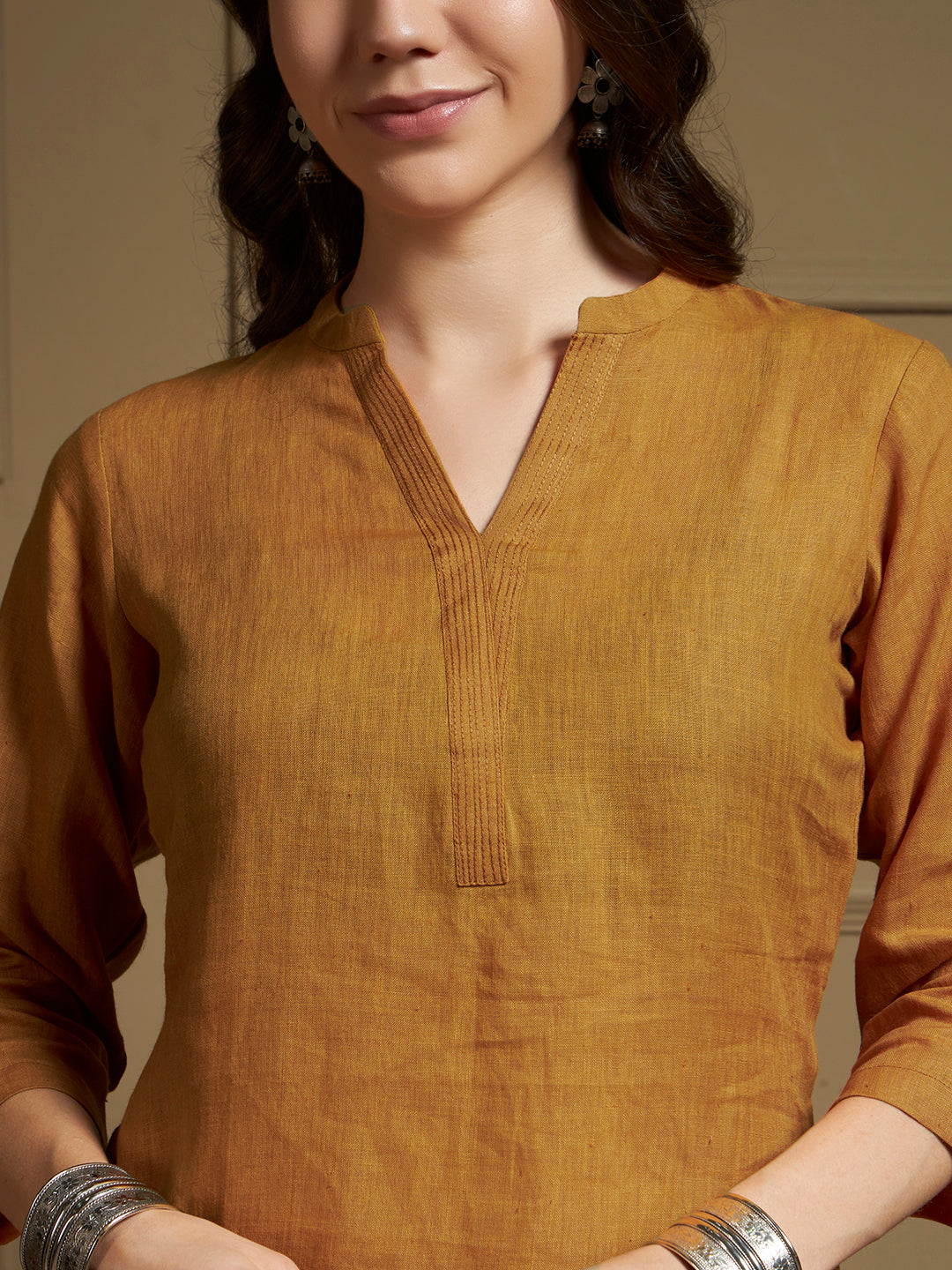Saffron 100% Pure Linen Co-Ord Set