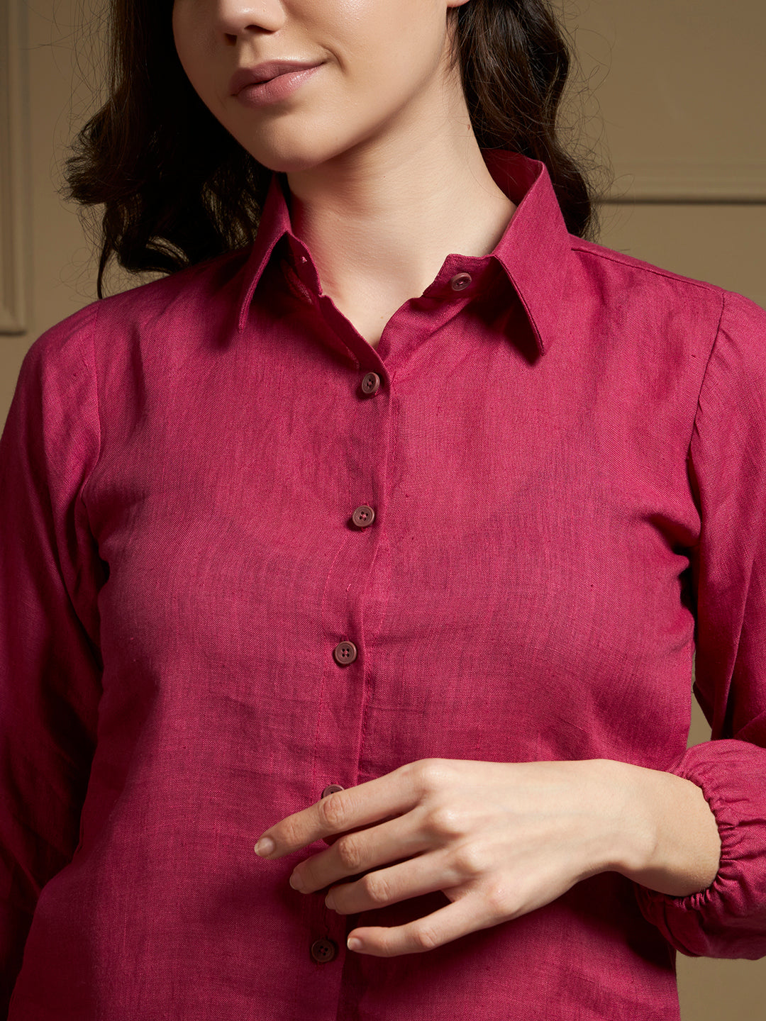 Rosewood 100% pure Linen Linen Co-Ord Set