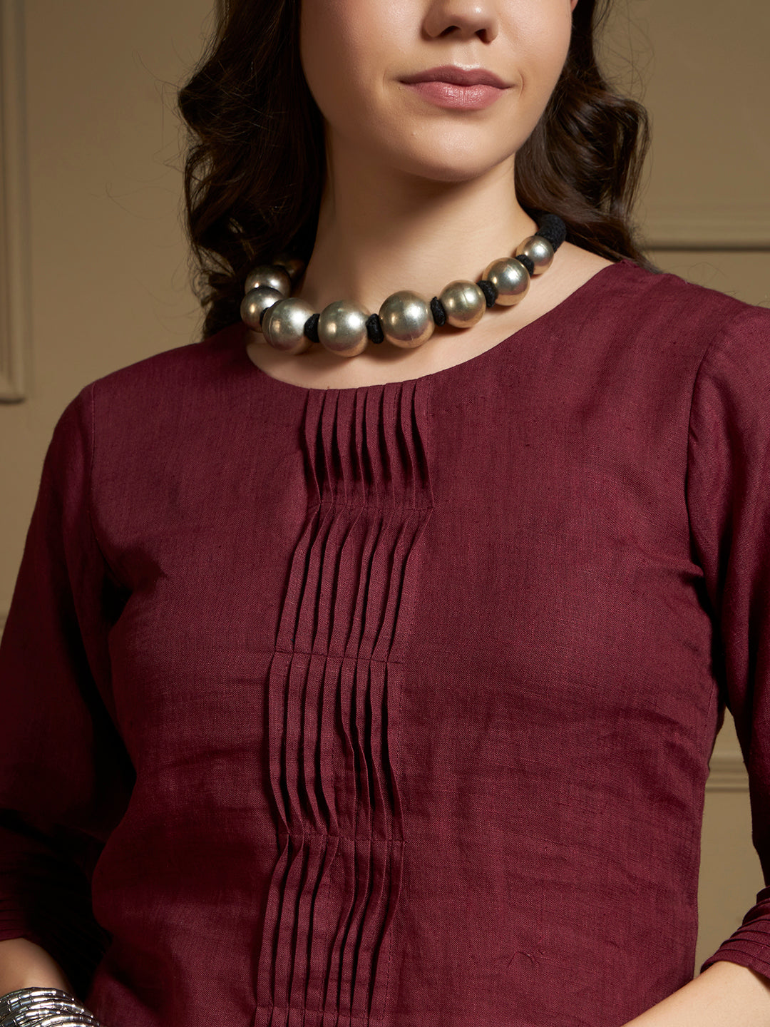 Merlot 100% Pure Linen Co-Ord Set