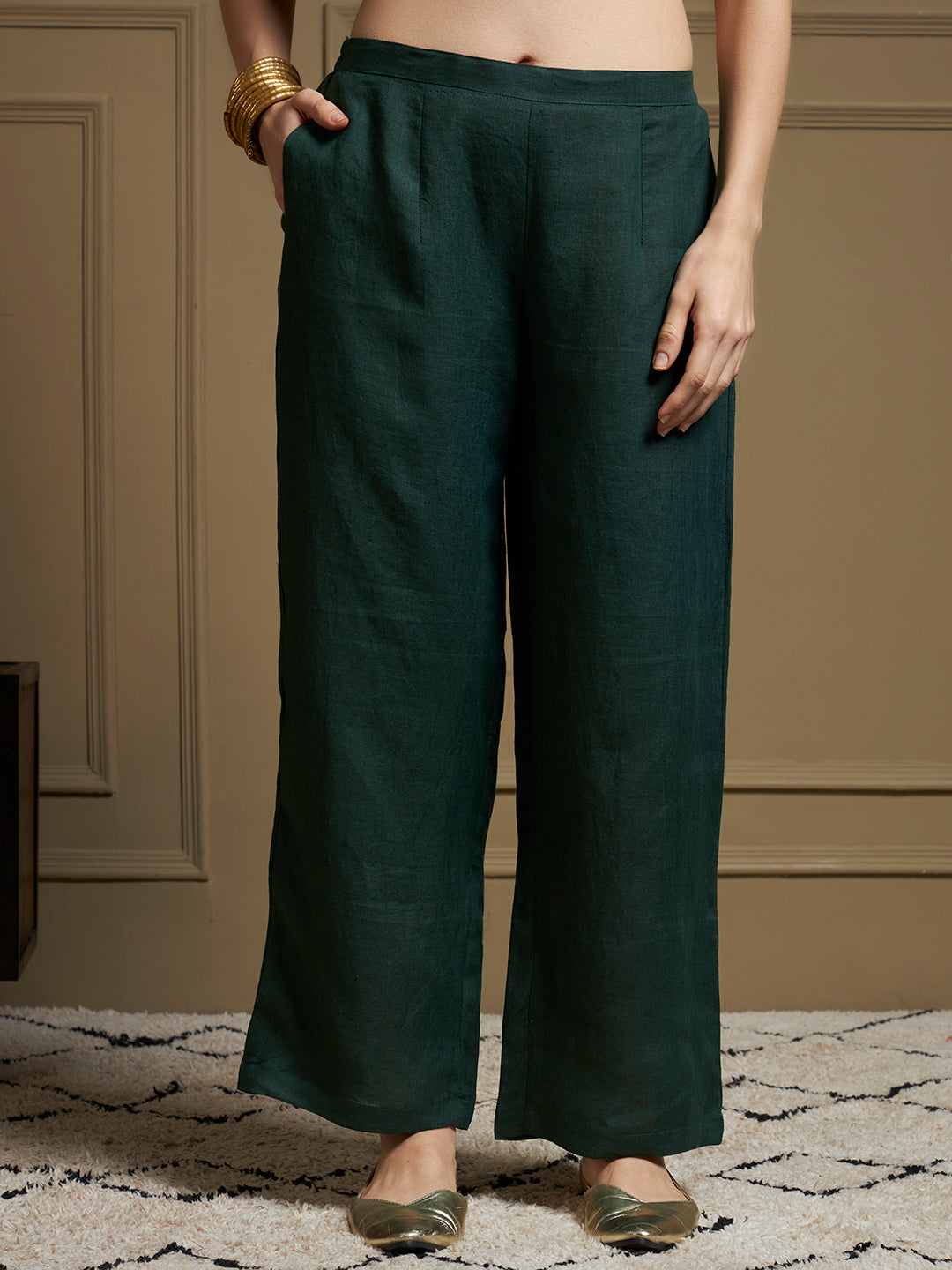 Evergreen 100% Pure Linen Co-Ord Set