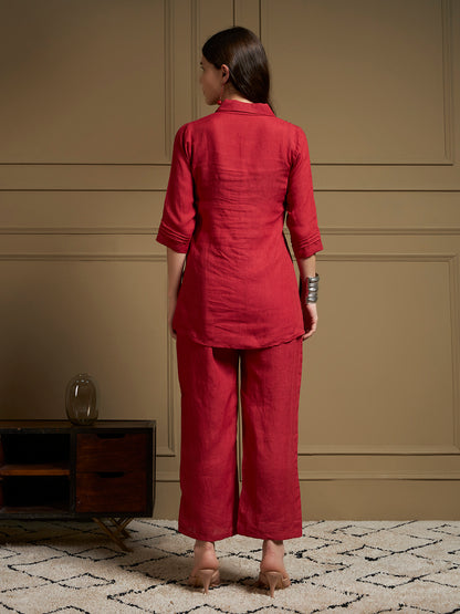 Ruby 100% Pure Linen Co-Ord Set