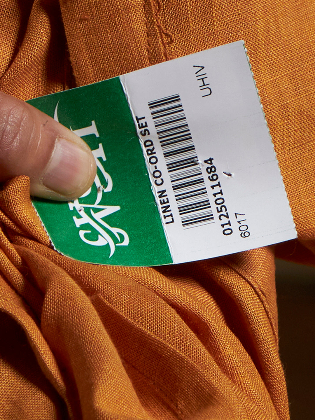 Saffron 100% Pure Linen Co-Ord Set
