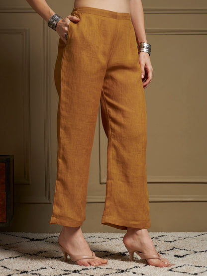 Saffron 100% Pure Linen Co-Ord Set