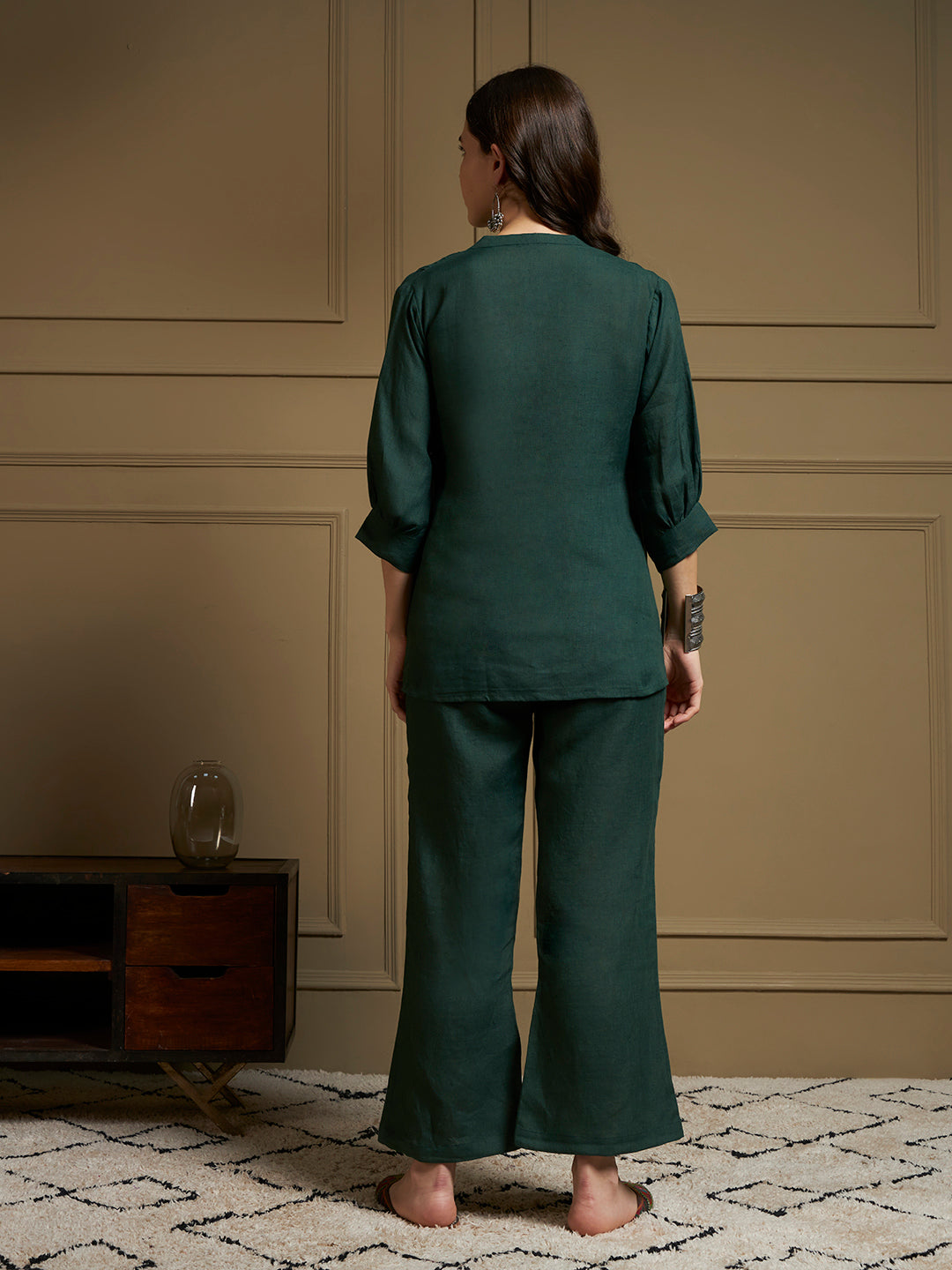 Verdant 100% Pure Linen Co-Ord Set