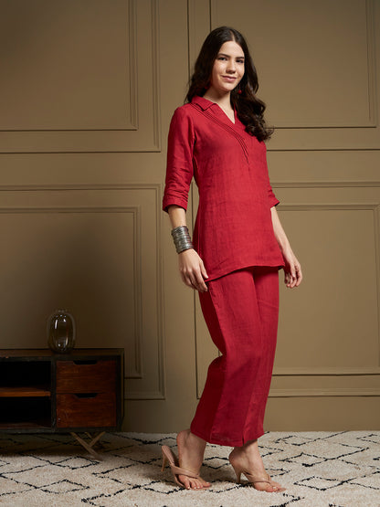 Ruby 100% Pure Linen Co-Ord Set