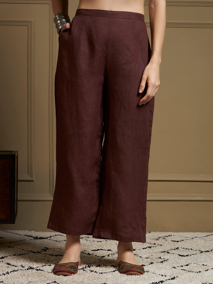 Cocoa 100% Pure Linen Co-Ord Set