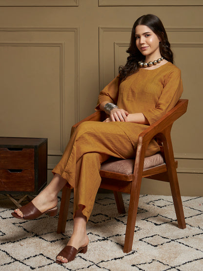 Ochre 100% Pure Linen Co-Ord Set
