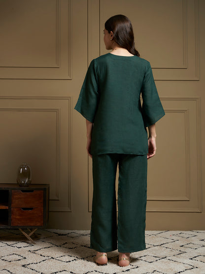 Forest 100% Pure Linen Co-Ord Set