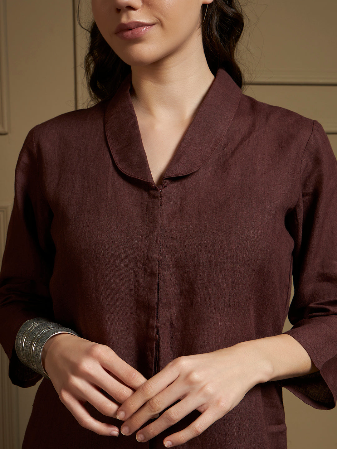 Cocoa 100% Pure Linen Co-Ord Set