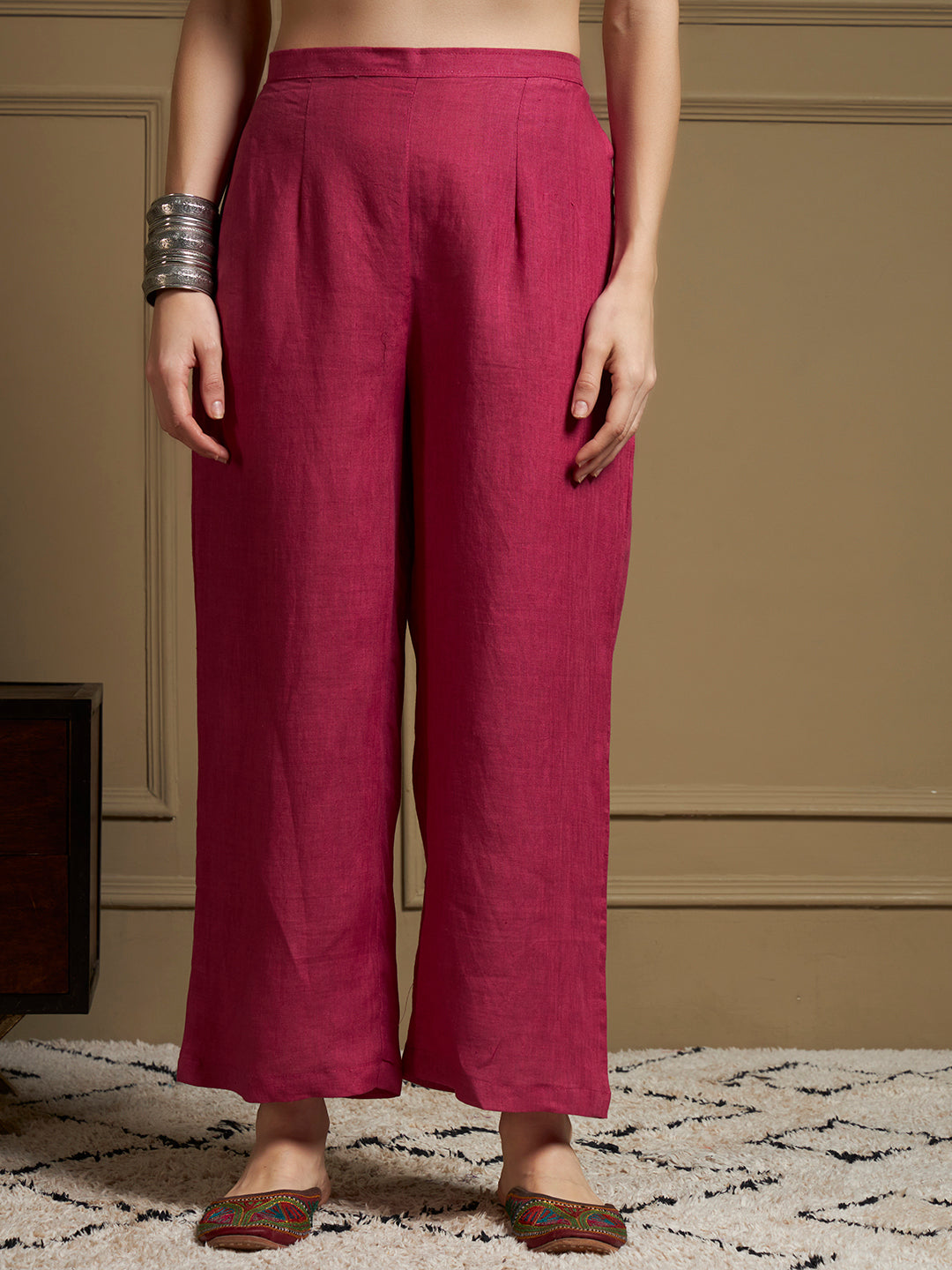 Rosewood 100% pure Linen Linen Co-Ord Set
