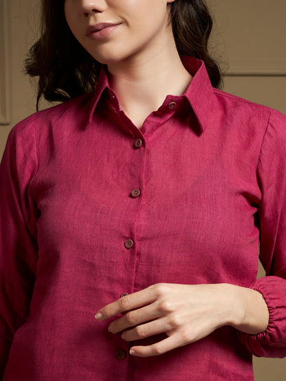 Rosewood 100% pure Linen Linen Co-Ord Set