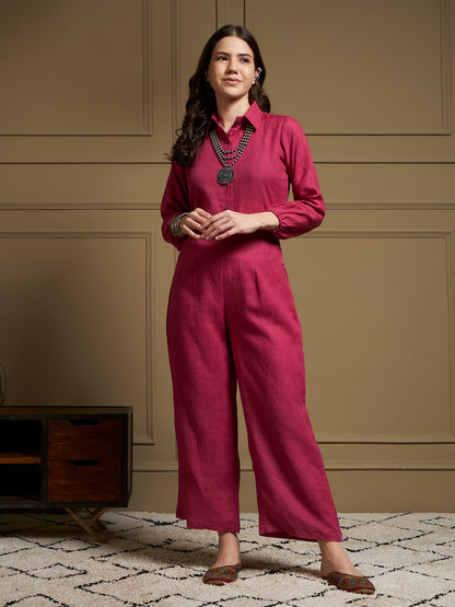 Rosewood 100% pure Linen Linen Co-Ord Set