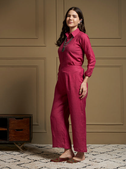 Rosewood 100% pure Linen Linen Co-Ord Set