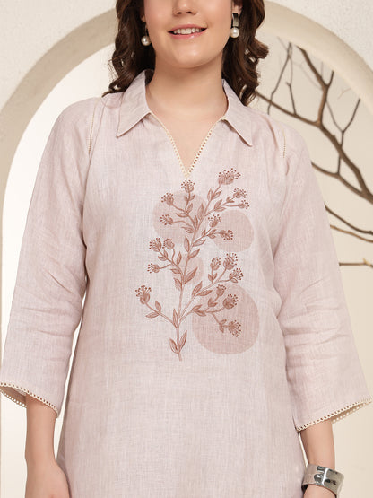 Dusty Petal 100% Pure linen printed co-ord sets